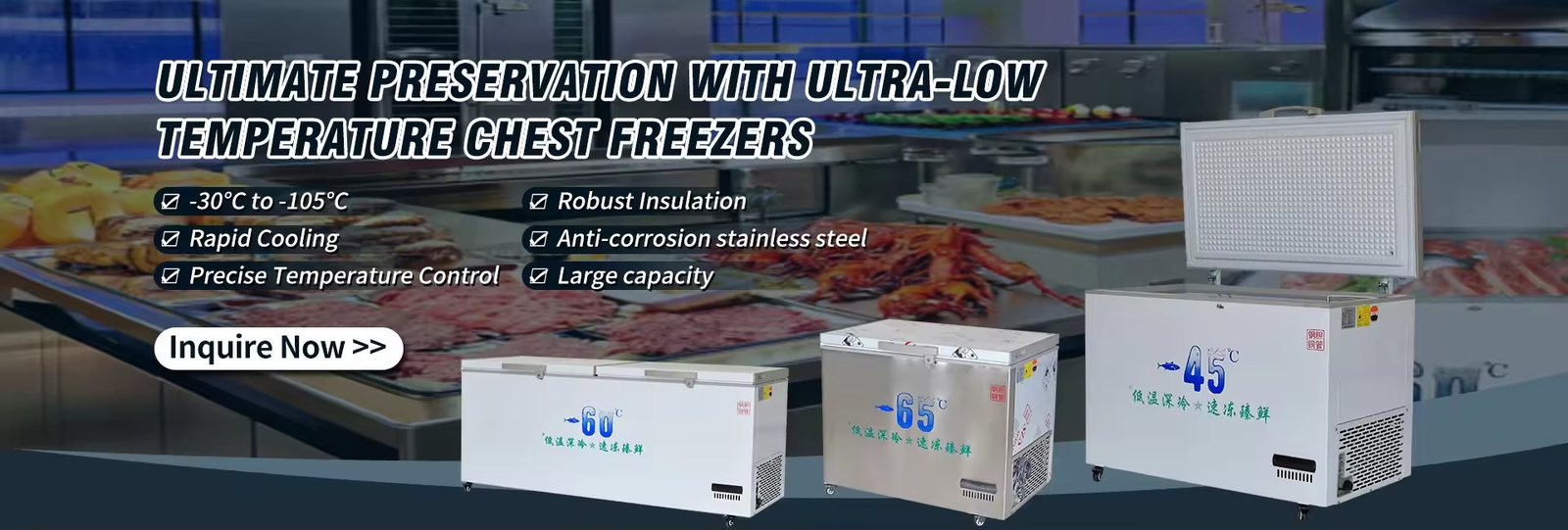 Refrigerador comercial de aço inoxidável