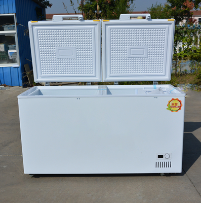 398L~1298L congelador horizontal frigorífico Nice 2 portas gelado branco congelador