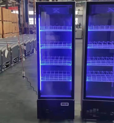 Refrigerador de luz azul de 450 L para refrigeração de bebidas para cerveja de vinho destilado