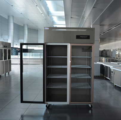 Frigorífico de aço inoxidável multi-clima para refrigeração personalizada de cozinha