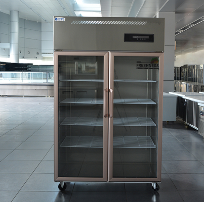 Frigorífico de aço inoxidável multi-clima para refrigeração personalizada de cozinha