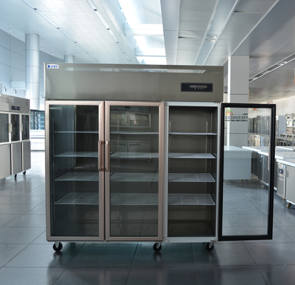 Frigorífico de aço inoxidável multi-clima para refrigeração personalizada de cozinha