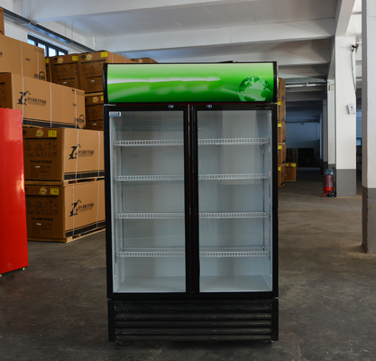 Dimensões mm Refrigerador de exibição personalizado para armário de bebidas do supermercado