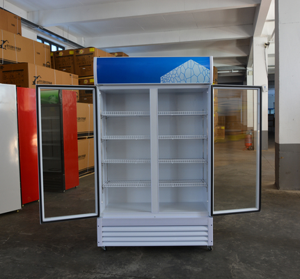 Dimensões mm Refrigerador de exibição personalizado para armário de bebidas do supermercado