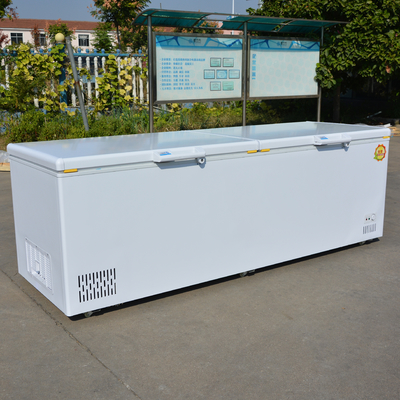 398L~1298L congelador horizontal frigorífico Nice 2 portas gelado branco congelador