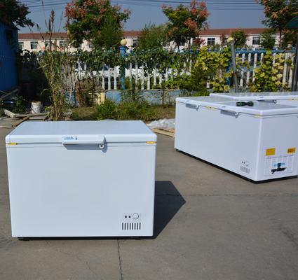 398L~1298L congelador horizontal frigorífico Nice 2 portas gelado branco congelador