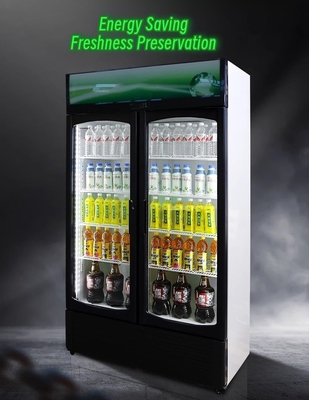 110V/60HZ Voltagem Caixa de visualização de bebidas refrigeradas comerciais com refrigerante R290a