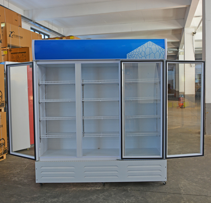 110V/60HZ Voltagem Caixa de visualização de bebidas refrigeradas comerciais com refrigerante R290a