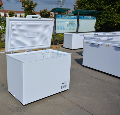 Espessura da camada de espuma de 7 cm Freezer horizontal com porta aberta de espuma integral