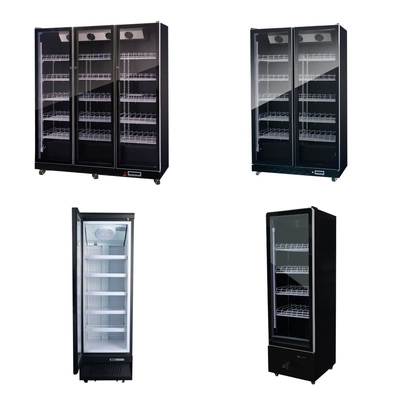 Frigorífico de capacidade de temperatura única ou de visualização de vinho personalizado com iluminação LED
