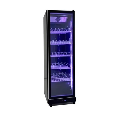 Frigorífico de três portas Luxury Glass Door Wine Display Cabinet para bar 0-8°C