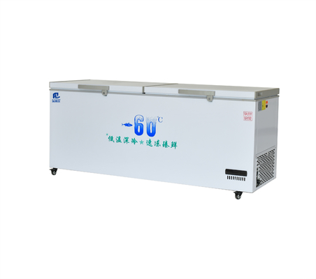 960-2600 mm comprimento congelador de temperatura ultra-baixa para frutos do mar -45 -60 graus Celsius