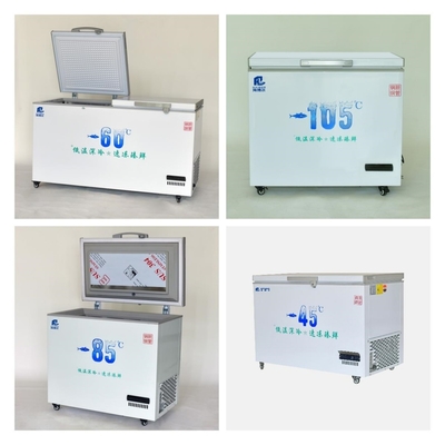 960-2600 mm comprimento congelador de temperatura ultra-baixa para frutos do mar -45 -60 graus Celsius