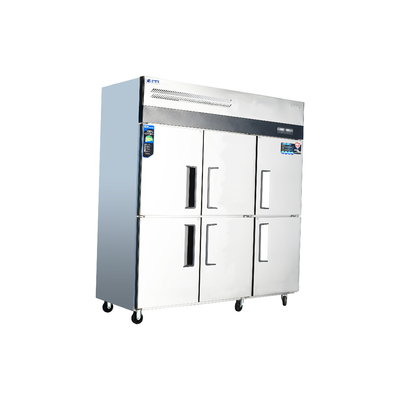 Equipamento de cozinha completo Frigorífico/congeladores comerciais com frigorífico-congelador vertical
