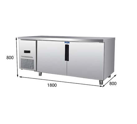 Tabela de trabalho refrigerada não congeladora microcongeladora para tensão/frequência ou personalizada