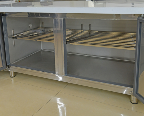 Tabela de trabalho refrigerada não congeladora microcongeladora para tensão/frequência ou personalizada