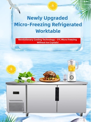 Tabela de trabalho refrigerada não congeladora microcongeladora para tensão/frequência ou personalizada