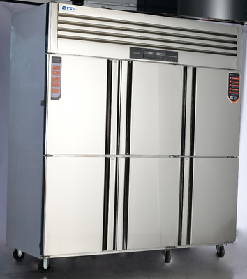 Refrigerador comercial de aço inoxidável para restaurantes Chiller 220V-240V/50HZ ((60HZ)