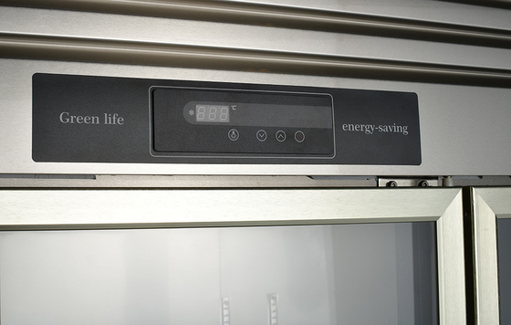 Refrigerador de vidro de 3 portas para restaurantes e hotéis