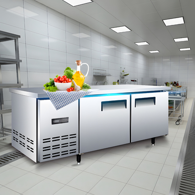 Refrigerador sob balcão com arrefecedor e refrigeração a duas temperaturas