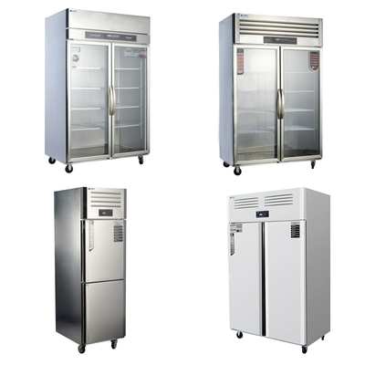 Equipamento de refrigeração de aço inoxidável único duplo três quatro seis portas 2-8C/-6 -15C